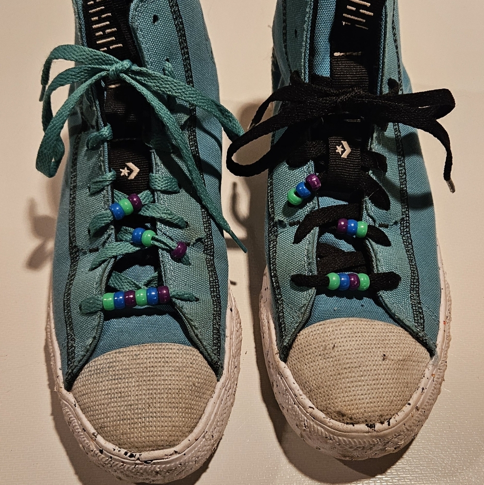 Mens teal converse
